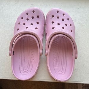 Pink Crocs